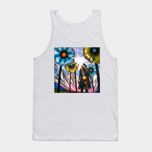 Cellophane Flowers: Lucy in the Sky Design Tank Top by Prints Charming